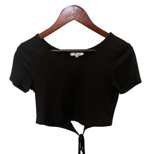 EDIT BY NINE black crop top